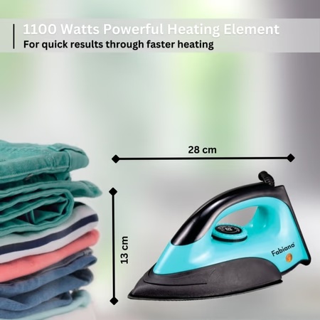 Fabiano Glide Dry Iron 1100 Watts With 2 Years Warranty 4 Fabiano Glide Dry Iron 1100 Watts With 2 Years Warranty