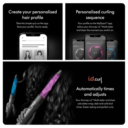 Dyson Airwrap Id Multi-Styler and Dryer, Vinca Blue & Topaz