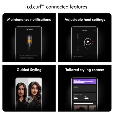 Dyson Airwrap Id Multi-Styler and Dryer, Vinca Blue & Topaz 6 Dyson Airwrap Id Multi-Styler and Dryer, Vinca Blue & Topaz