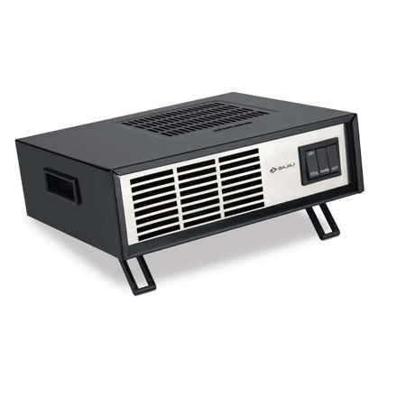 Bajaj Blow Hot 2000 W Fan Heater with Temperature Control, Dual Heat Settings, Auto Thermal Cut-Out, 2-Year Warranty