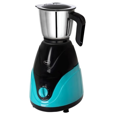 Pigeon Zest 750W 4 Jars Mixer Grinder, Anti-Slip Handles and Anti-Skid Feet, Turquoise Blue 4 Pigeon Zest 750W 4 Jars Mixer Grinder, Anti-Slip Handles and Anti-Skid Feet, Turquoise Blue
