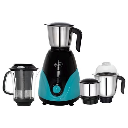 Pigeon Zest 750W 4 Jars Mixer Grinder, Anti-Slip Handles and Anti-Skid Feet, Turquoise Blue 7 Pigeon Zest 750W 4 Jars Mixer Grinder, Anti-Slip Handles and Anti-Skid Feet, Turquoise Blue