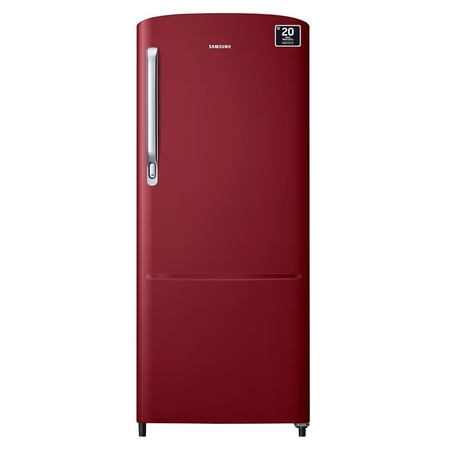 Samsung 183 L 2 Star Digital Inverter Direct Cool Single Door Refrigerator (RR20C2412RH/NL, Scarlet Red)