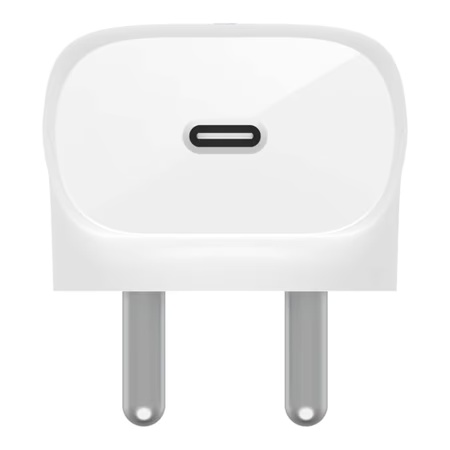 Belkin 30 W Single Port USB-C Charger, PD 3.0 Certified, Fast Charging, White