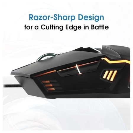 Amkette EvoFox Shadow Wired Gaming Mouse