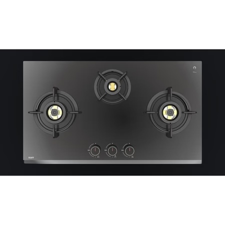 Kaff ASF783 3 Burner Hob, Black