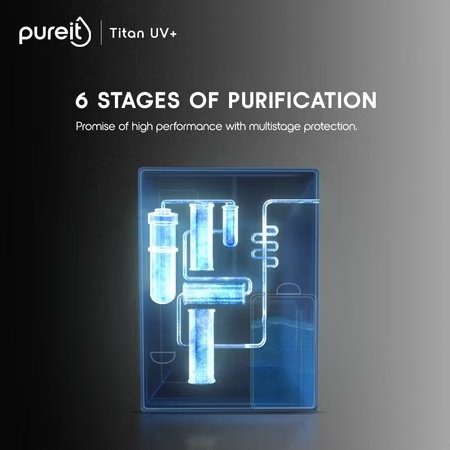 Pureit Titan UV Plus 7 L Water Purifier, Blue 7 Pureit Titan UV Plus 7 L Water Purifier, Blue