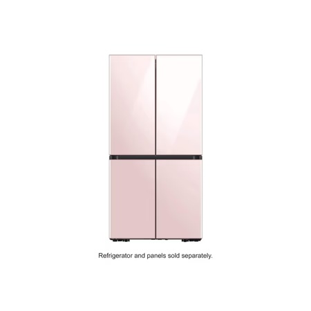 Samsung Side by Side Bottom Refrigerator Panel, Glam Pink (Glam Glass), RA-F18DBB32