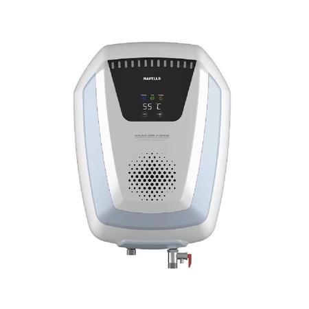 Havells Magnatron Prime 15 litres Vertical Mount Storage Water Heater, White Blue