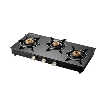 Kaff CTE71 3 Burner Cooktop Black