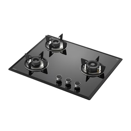Kaff FBB 603 3 Burner Built-in Hob with Auto Electric Ignition, Black