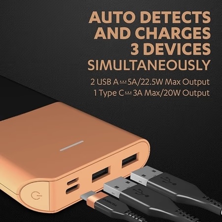 Duracell 10000 mAh Power Bank, Black 3 Duracell 10000 mAh Power Bank, Black
