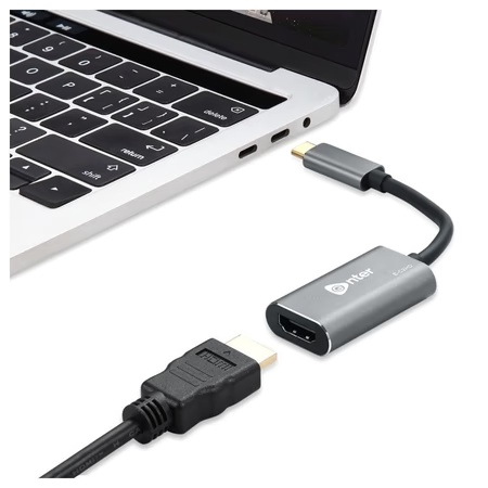 Enter E-C2HD Type C to HDMI Adapter with Output Upto 4K Resolution