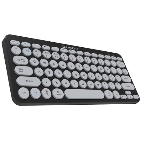 Amkette Optimus 4 in 1 Bluetooth Wireless Keyboard, Black