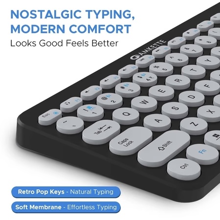 Amkette Optimus 4 in 1 Bluetooth Wireless Keyboard, Black 6 Amkette Optimus 4 in 1 Bluetooth Wireless Keyboard, Black