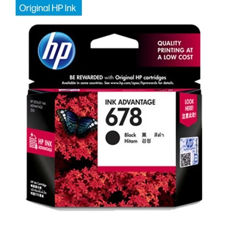 HP 678 Ink Cartridge, Black