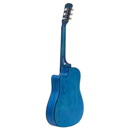 Intern INT-38C-LGP-3TS Acoustic Guitar for Right Hand Orientation, Blue