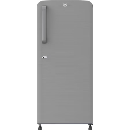 BPL Prime Fresh 187 L 2 Star Direct Cool Single Door Refrigerator, Steel Grey, BRD-F210EBPSGS