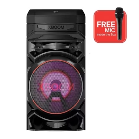 LG XBOOM RNC5 Bluetooth Party Speaker (Karaoke Supported, Black)