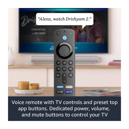 Amazon Fire TV Stick 3rd Gen (2021) Includes Alexa Voice Remote (TV & App Control), HD Streaming Device