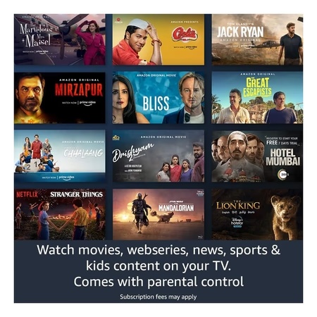 Amazon Fire TV Stick 3rd Gen (2021) Includes Alexa Voice Remote (TV & App Control), HD Streaming Device