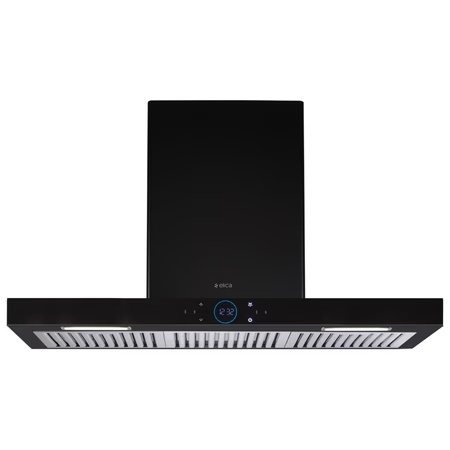 Elica ISMART SPOT H6 BF LTW 90 NERO Kitchen Hood, Black