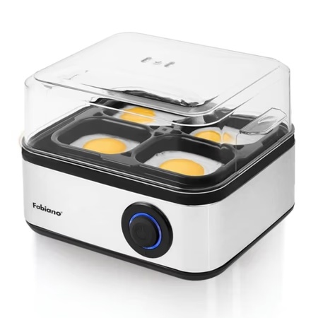 Fabiano Stainless Steel Egg Boiler, 3 Boiling Modes, Upto 8 Egg Capacity