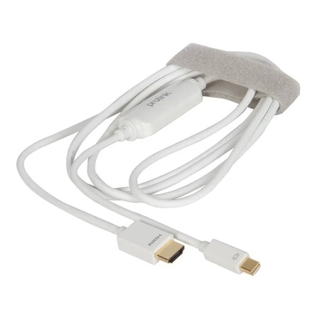 UltraProlink MP340 1.8 m MINI Display Port to HDMI Cable Adapter, White