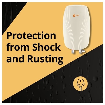 Orient IWON03VPSM3-WH, 3 Litre, Instant Water Heater, LED Indicator, Beige 5 Orient IWON03VPSM3-WH, 3 Litre, Instant Water Heater, LED Indicator, Beige