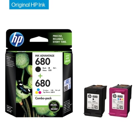 HP 680 X4E78AA Ink Cartridge, Black & Tri-color