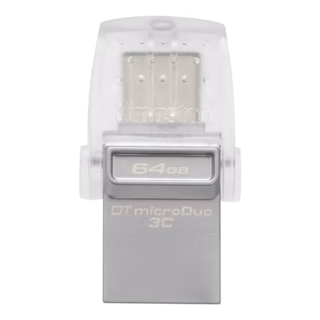 Kingston 64 GB DataTraveler MicroDuo 3C USB & Type-C OTG Flash Drive, DTDUO3C