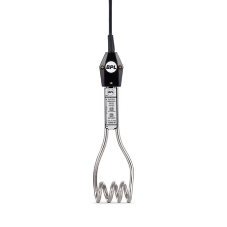 BPL Immersion Water Heater 1000 W, BIMH1000, Black