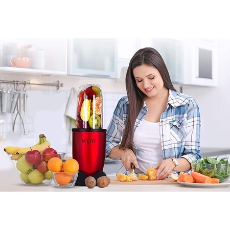 Laforte Lavite 400W 3 Jars Mixer Grinder, Stainless Steel Blade, Cherie
