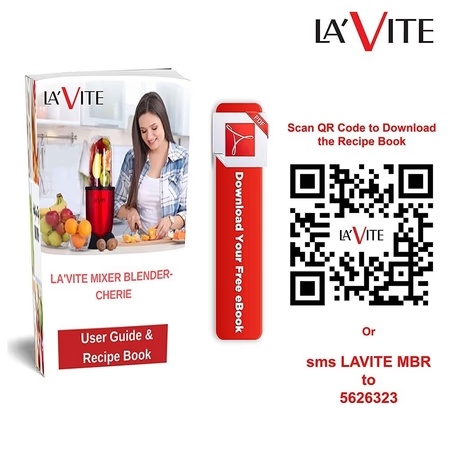 Laforte Lavite 400W 3 Jars Mixer Grinder, Stainless Steel Blade, Cherie 5 Laforte Lavite 400W 3 Jars Mixer Grinder, Stainless Steel Blade, Cherie