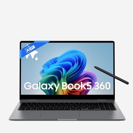 Samsung Galaxy Book5 360 NP750QHA-LG2IN Notebook Laptop (Intel Core Ultra 7/16 GB/512 GB SSD/Intel Arc Graphics/Windows 11 Home/MSOffice/AMOLED ), 39.62 cm - 15.6 inch, Grey