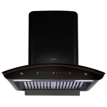Elica BFCG Plus 600 Nero Kitchen Hood, Black