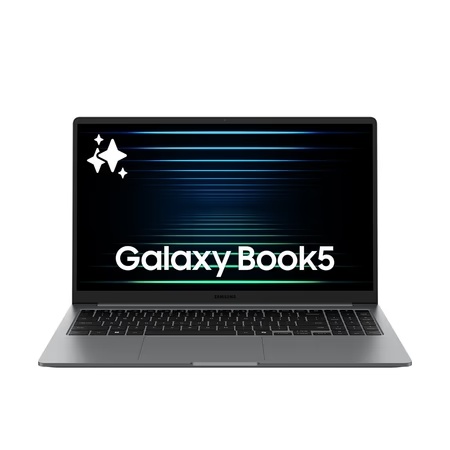 Samsung Galaxy Book5 NP750XHD-KD1IN Standard Laptop (AI enabled Intel Core Ultra 5 225U/16 GB/512 GB/Intel Graphics/Windows 11 Home/MS Office Home & Student 2024, Galaxy Ecosystem Apps/Full HD), 39.62 cm - 15.6 inch, Gray
