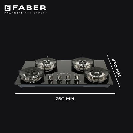 Faber Superia HT764 Auto Ignition 4 Brass Burners Cooktop 6 Faber Superia HT764 Auto Ignition 4 Brass Burners Cooktop