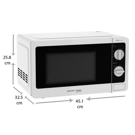 Voltas Beko 20 litres Solo Microwave Oven, MS20MPW10