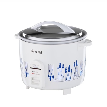 Preethi Glitter 1.8 litres Electric Rice Cooker with Rust Proof Body & Anodized Aluminium Pan 5 Preethi Glitter 1.8 litres Electric Rice Cooker with Rust Proof Body & Anodized Aluminium Pan