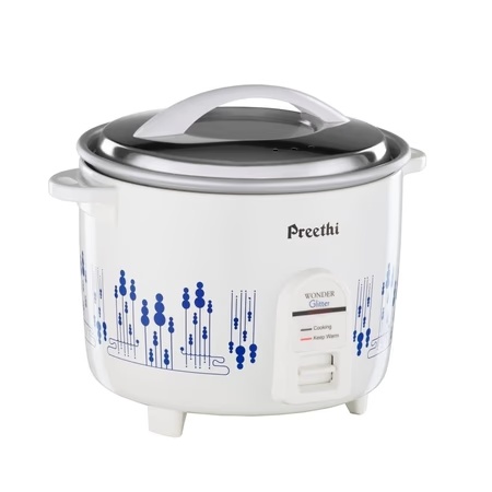 Preethi Glitter 1.8 litres Electric Rice Cooker with Rust Proof Body & Anodized Aluminium Pan 6 Preethi Glitter 1.8 litres Electric Rice Cooker with Rust Proof Body & Anodized Aluminium Pan