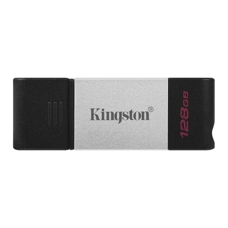 Kingston 128 GB USB Type-C DataTraveler 80 Flash Drive, DT80