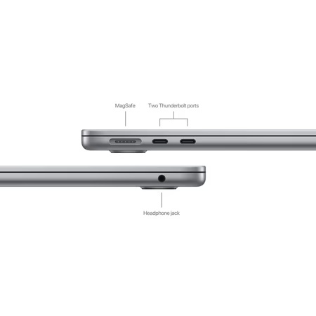 Apple MBA-13/MXCR3HNA MacBook Air (Apple M3 chip/16 GB/512 GB SSD/Liquid Retina), 34.544 cm (13.6 inch), Space Grey 6 Apple MBA-13/MXCR3HNA MacBook Air (Apple M3 chip/16 GB/512 GB SSD/Liquid Retina), 34.544 cm (13.6 inch), Space Grey