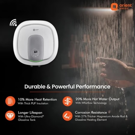 Orient 25 L Aquator IoT Storage Water Heater 2 Orient 25 L Aquator IoT Storage Water Heater
