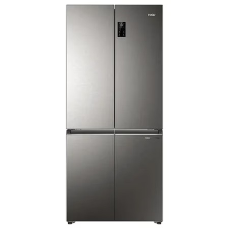 Haier 520 L, 4 Door Side by Side Refrigerator with 85% Convertible Fridge Space & Expert Inverter Technology (HRB-600IS, Inox Steel)
