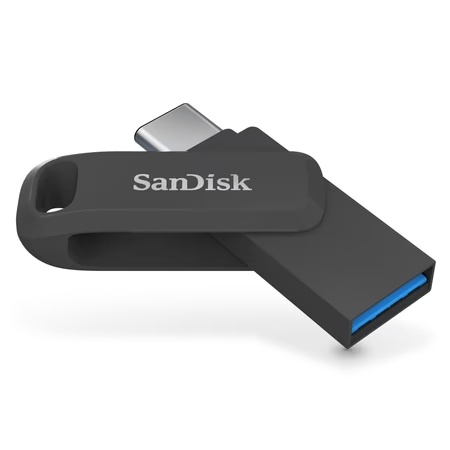 SanDisk Ultra Dual Drive Go Pen Drive, USB Type-C, 256 GB, 400 MB/sec, Black