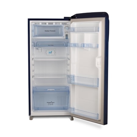 BPL Prime Fresh 187 L 2 Star Direct Cool Single Door Refrigerator, Begonia Blue, BRD-F210EBPCBS
