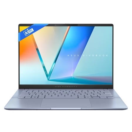Asus VivoBook S14 S5406SA-QD098WS Thin & Light Laptop (Intel Core Ultra 5 Processor 226V/16 GB/512 GB SSD/Intel Arc Graphics/Windows 11 Home/MSOffice/OLED), 35.56 cm - 14 inch, Mist Blue