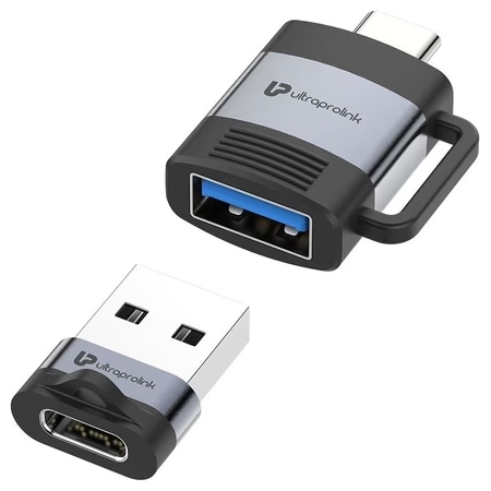 UltraProlink UL1076 USB Type C OTG to USB Type A Adapter with 3A Charge