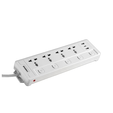 Unistab 4+1 Surge Protector, USS-5S4PUC